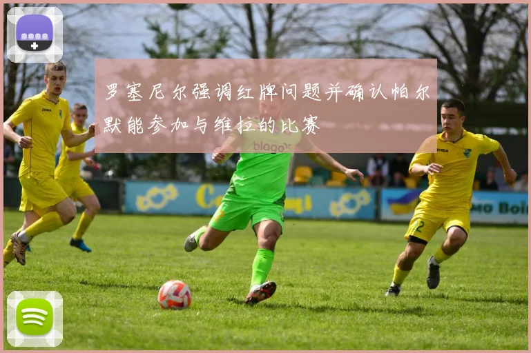 罗塞尼尔强调红牌问题并确认帕尔默能参加与维拉的比赛